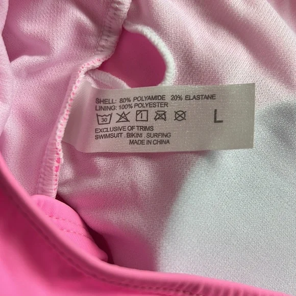 NEW Color Block One Shoulder Mesh Insert One Piece Swimsuit - Picture 5 of 11